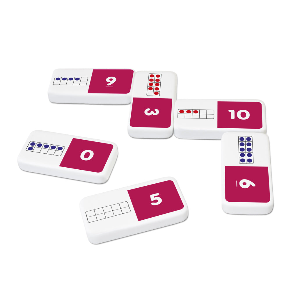 Ten Frame Match and Learn Dominoes