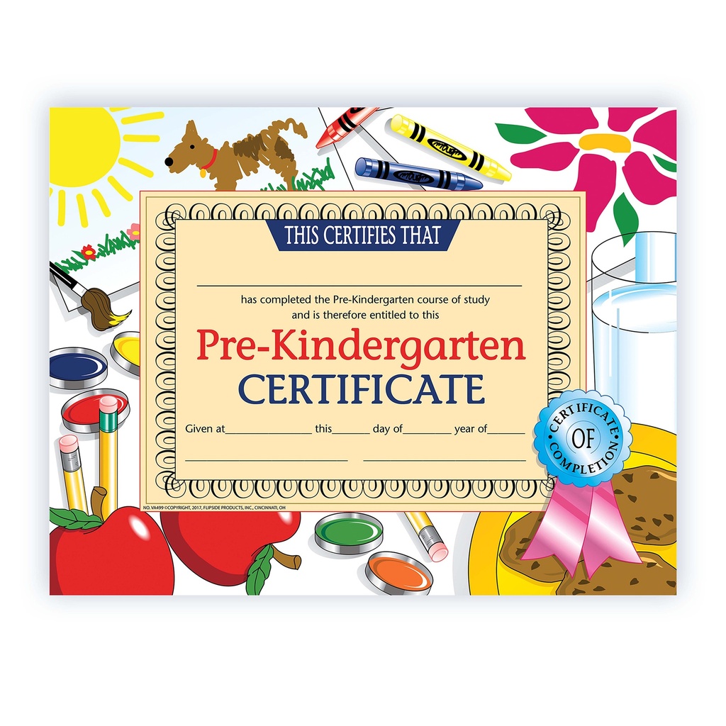 Pre-Kindergarten Certificates Pack of 30_1