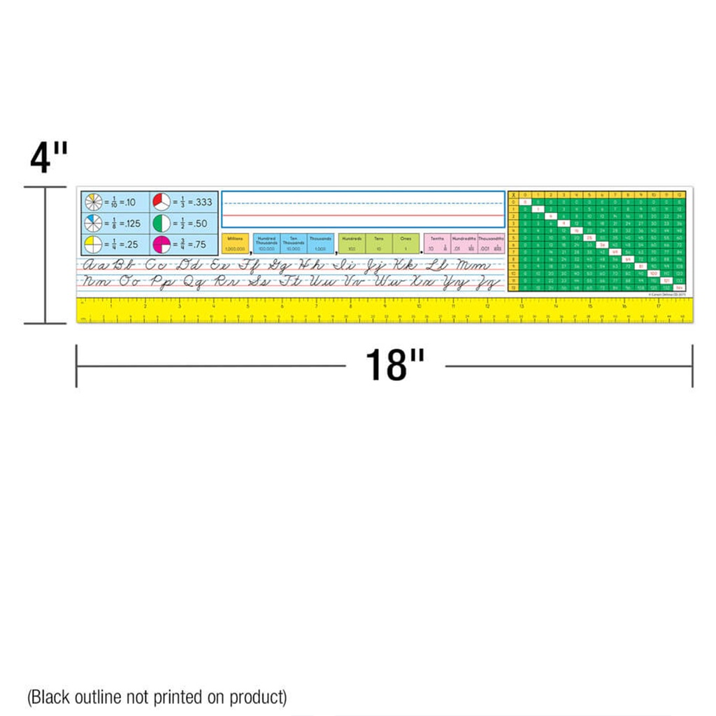 Traditional Cursive Nameplates Pack of 36_3