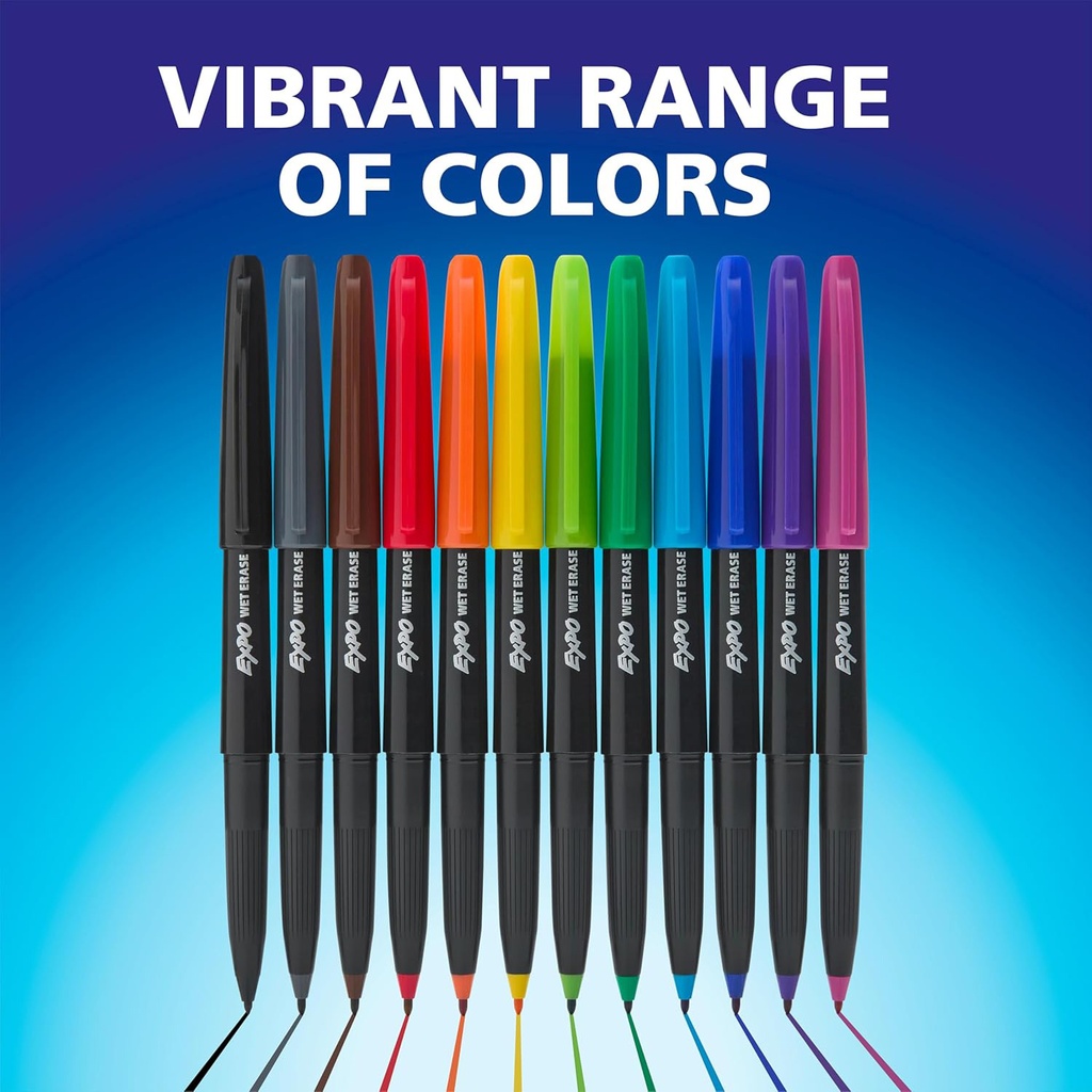 Assorted Ultra Fine Expo Wet Erase 12ct_3