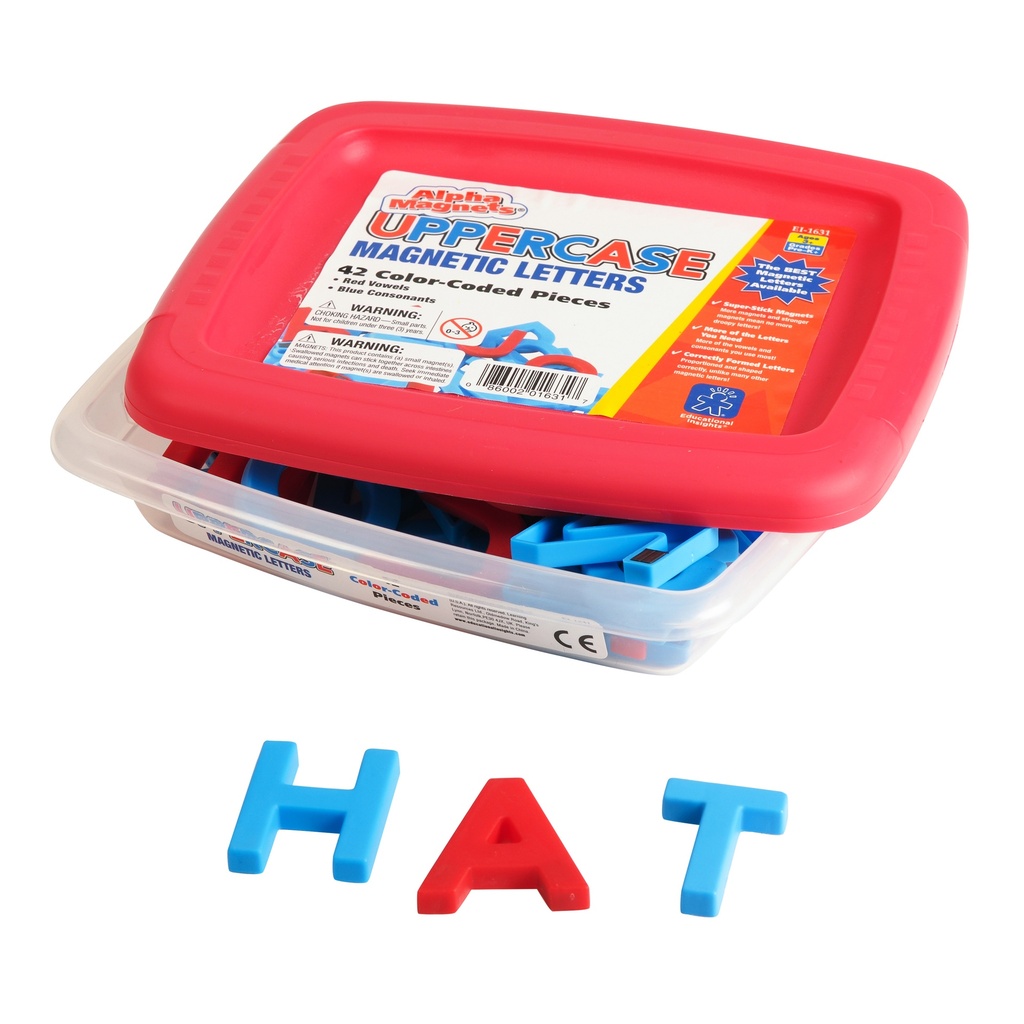 AlphaMagnets®, Uppercase, Color-Coded, 42 Pieces_1