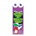 Reading Takes My Breath Away Monster Breath Scented Bookmarks, Pack of 24_1