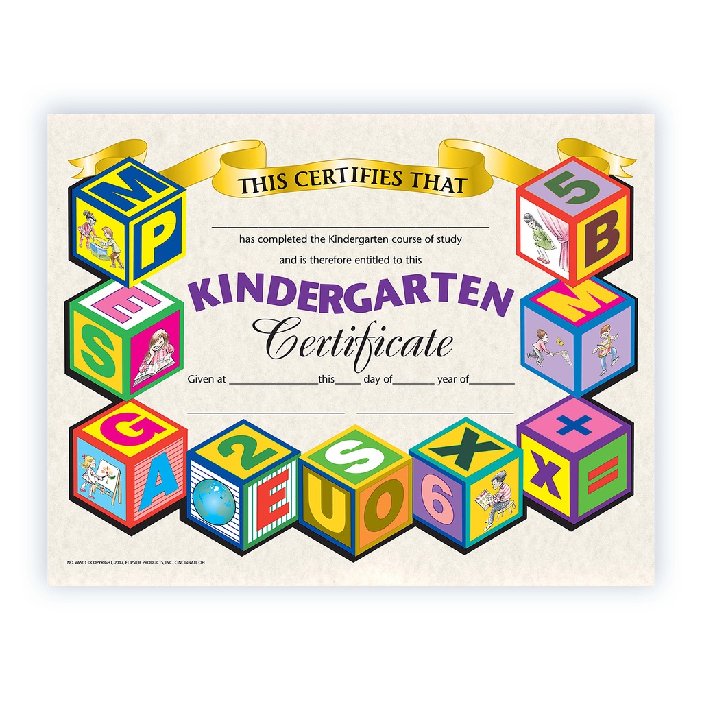 Kindergarten Certificates Pack of 30_1