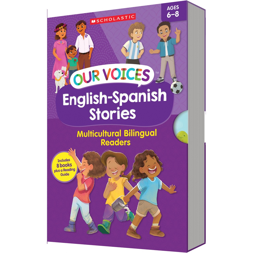 Our Voices: English-Spanish Stories 8 Books_2
