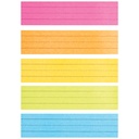 Assorted 3" x 12" 1 1/2" x 3/4" Ruled Mini Sentence Strips, 100 Strips_2