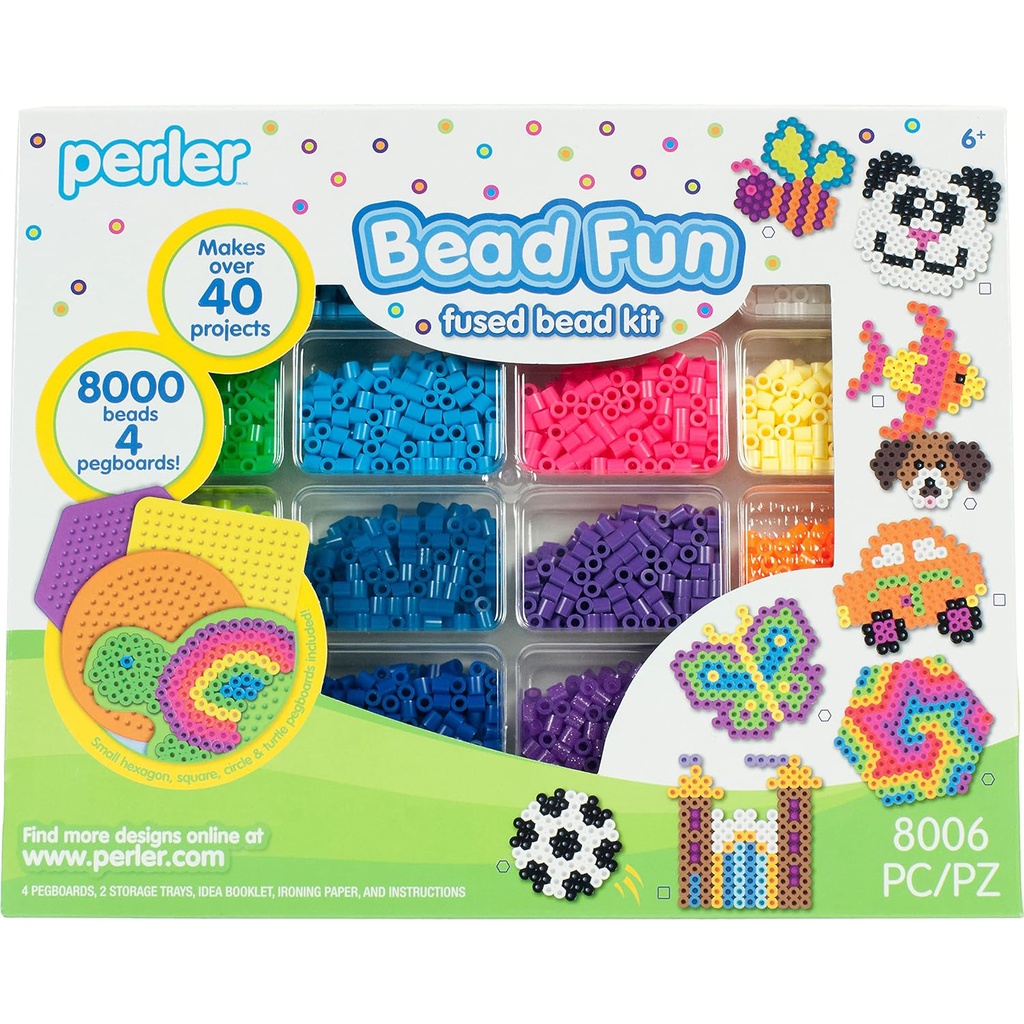 Bead Fun Fused Bead Activity Kit & Storage Trays 8006 Pieces_2