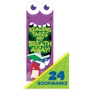 Reading Takes My Breath Away Monster Breath Scented Bookmarks, Pack of 24_2