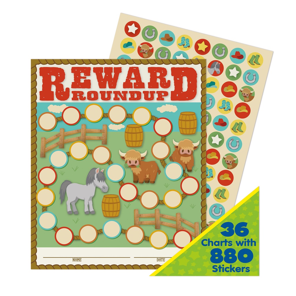 Wild Wild Classroom Mini Reward Chart w/ Stickers_2