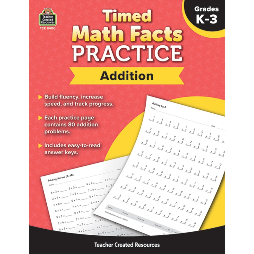Timed Math Facts Practice: Addition, Subtraction, Multiplication & Division Set_2