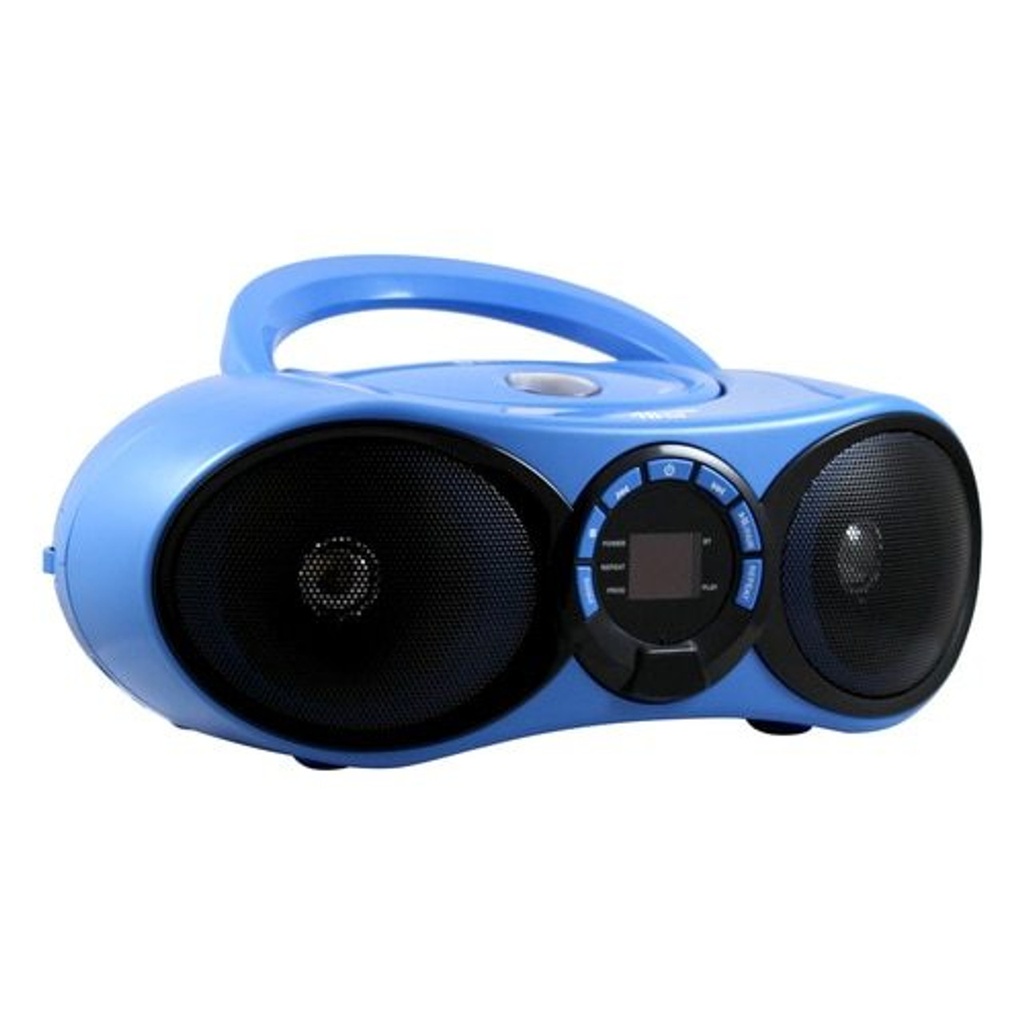 AudioMVP™ Portable Stereo Boombox with Bluetooth® Receiver, CD/FM Media Player