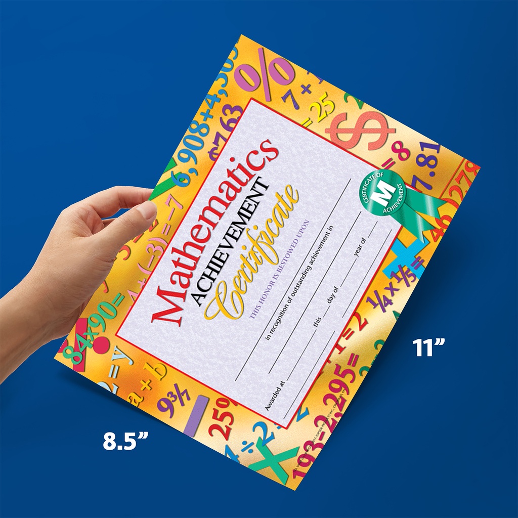 Math Achievement Certificates Pack of 30_2