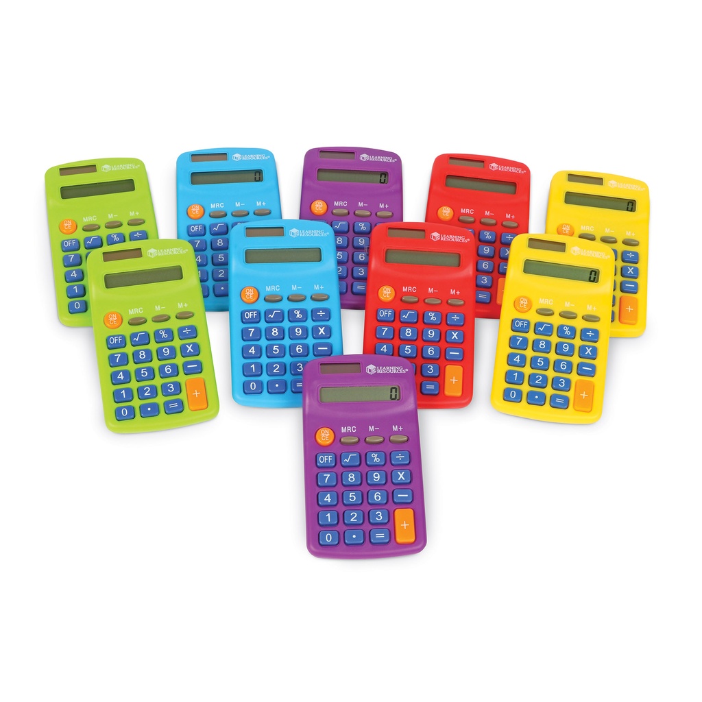 Rainbow Calculators, Set of 10_3