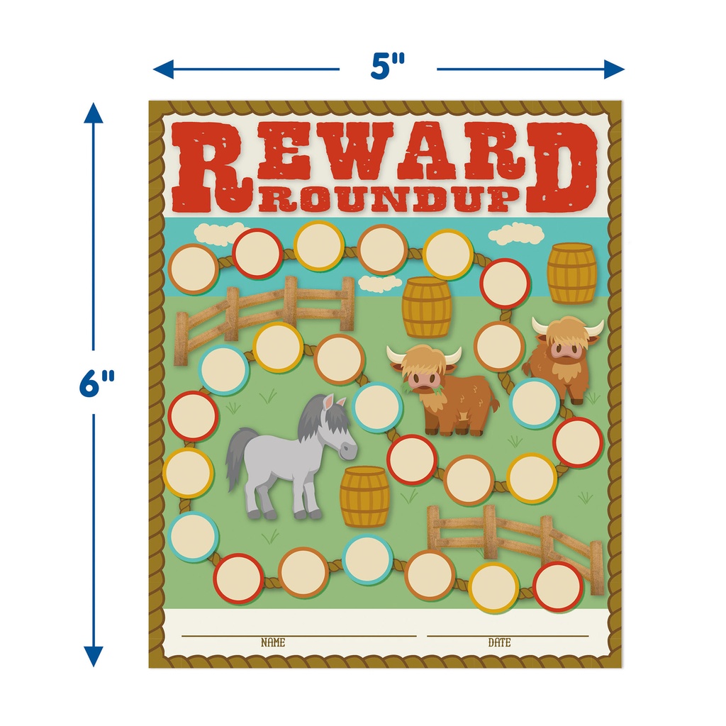 Wild Wild Classroom Mini Reward Chart w/ Stickers_3