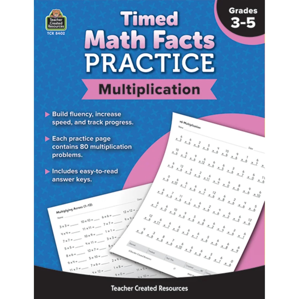 Timed Math Facts Practice: Addition, Subtraction, Multiplication & Division Set_3
