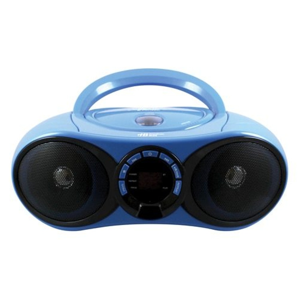 AudioMVP™ Bluetooth®/CD/FM Media Player/Listening Center with 6 Primo™ Headphones, Stereo Jackbox and Compact Carry Case