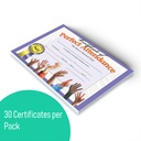 Certificate of Perfect Attendance Pack of 30_3