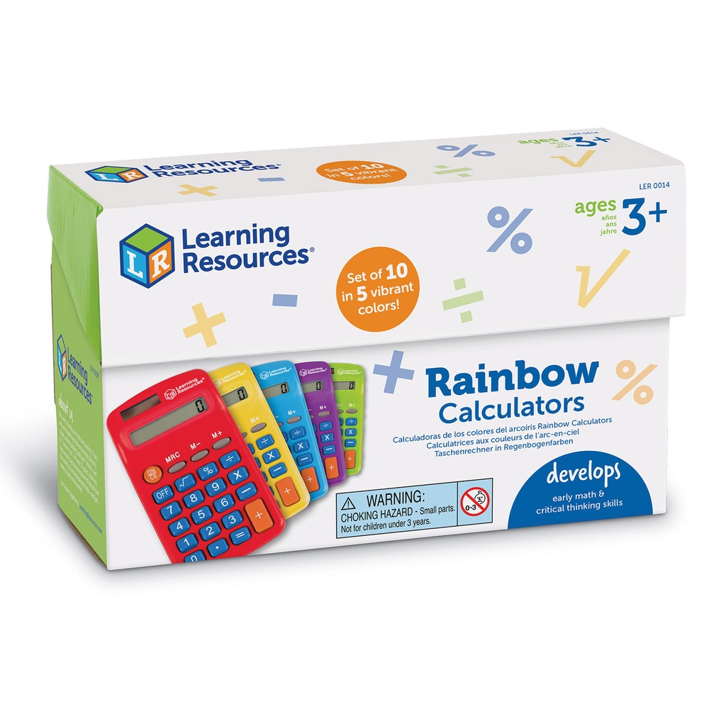 Rainbow Calculators, Set of 10_5