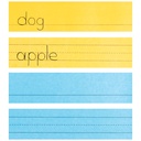 Assorted 3" x 12" 1 1/2" x 3/4" Ruled Mini Sentence Strips, 100 Strips_5