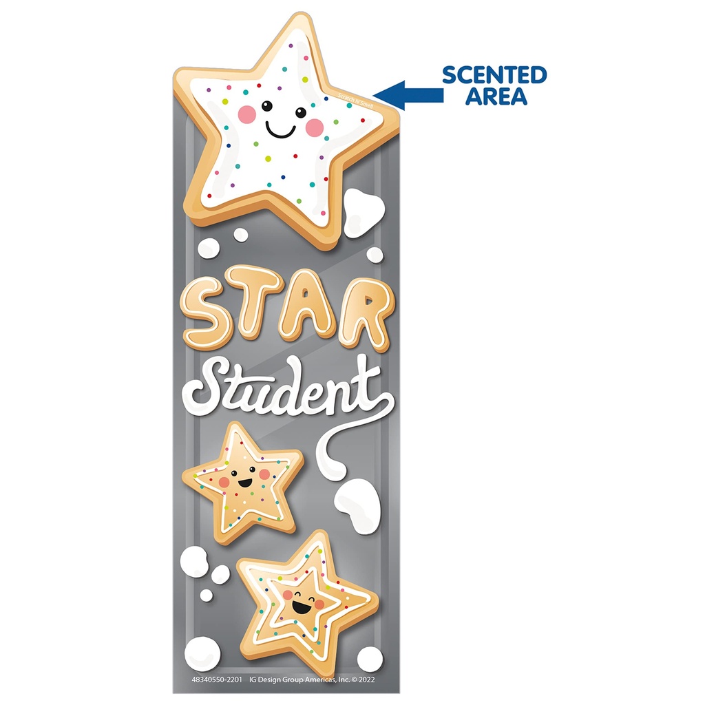 Star Cookies Sugar Cookie Scented Bookmarks, Pack of 24_5