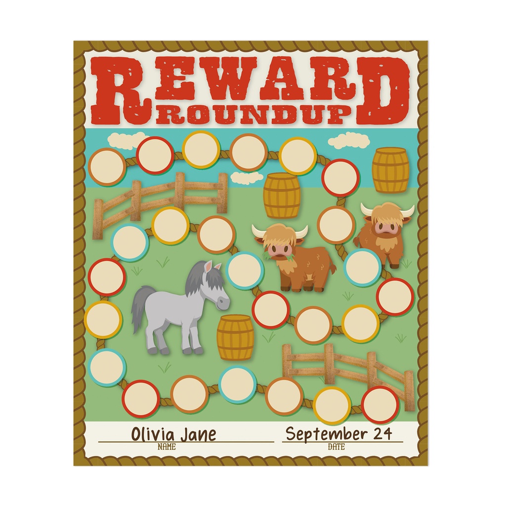 Wild Wild Classroom Mini Reward Chart w/ Stickers_5