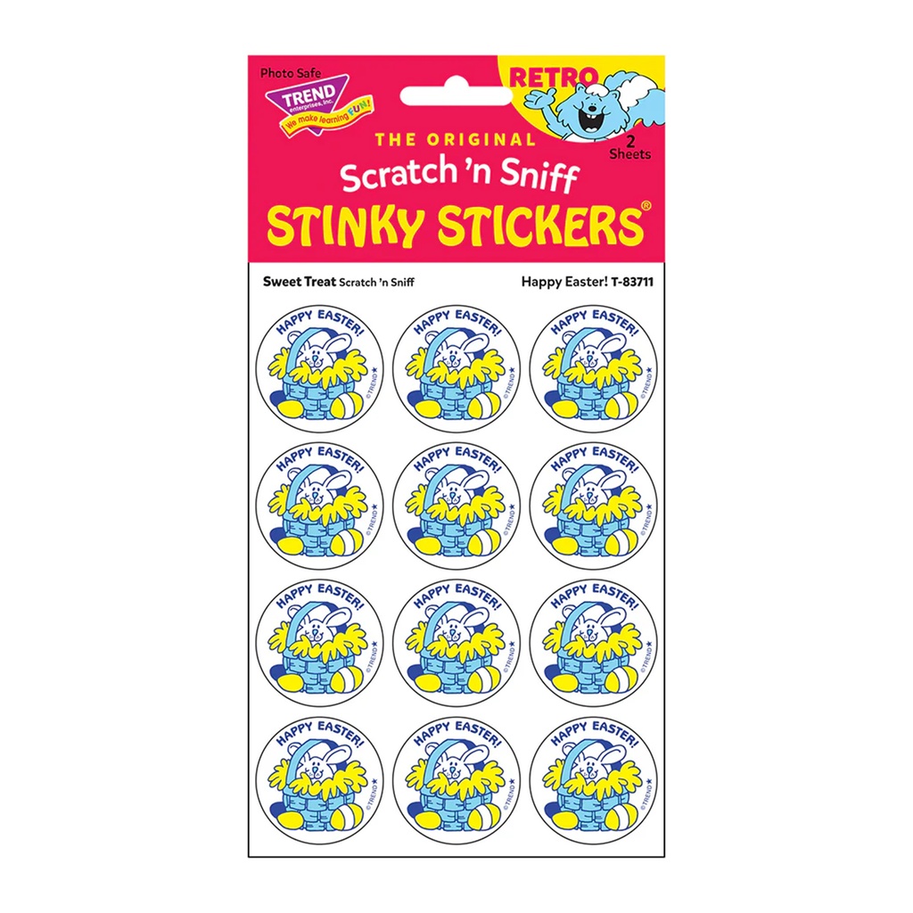 Retro Scratch 'n Sniff Stinky Stickers® Summer 2024 Collector Combo Set_5