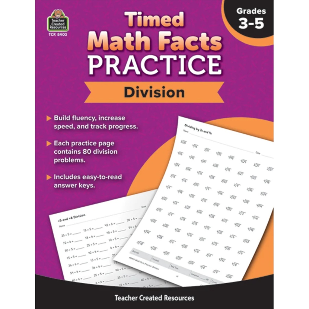 Timed Math Facts Practice: Addition, Subtraction, Multiplication & Division Set_5