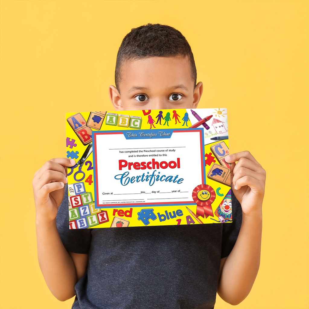 Preschool Certificates Pack of 30_5