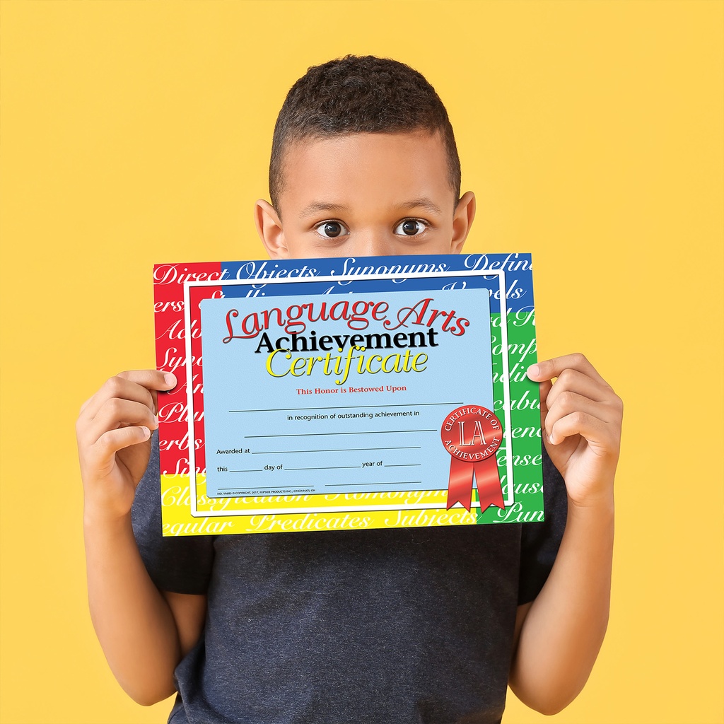 Language Arts Achievement Certificates Pack of 30_5