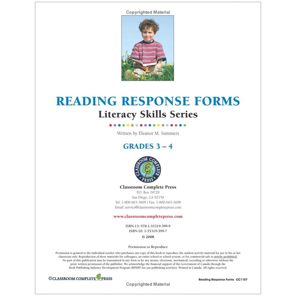 Reading Response Forms Gr. 3-4_1