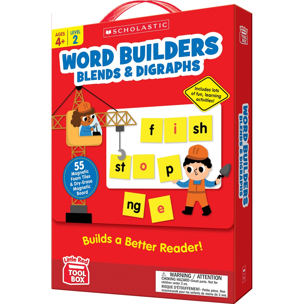Little Red Tool Box: Word Builders Phonics Tiles: Blends, Digraphs & More_1