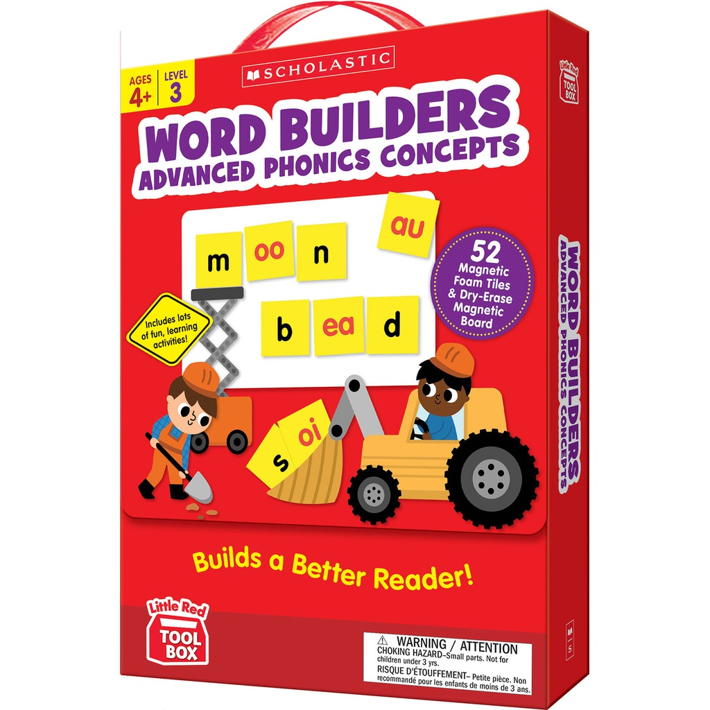 Little Red Tool Box: Word Builders Phonics Tiles: Advanced Phonics Concepts_1