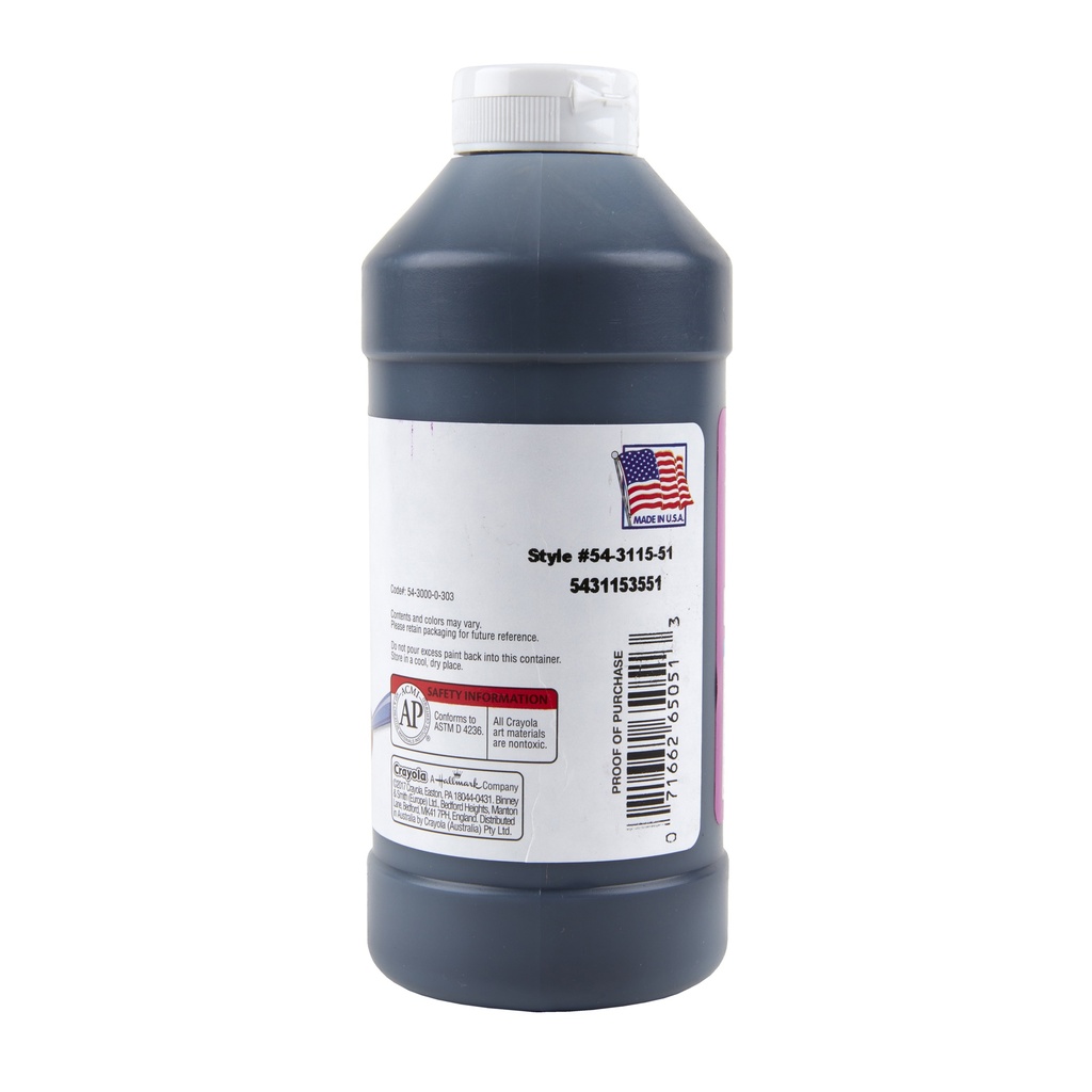 Black 16 oz. Artista II® Washable Liquid Tempera Paint_1