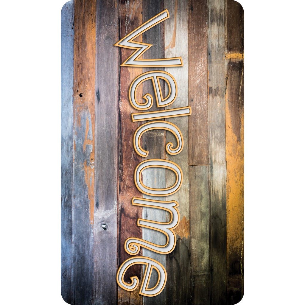 Reclaimed Wood Welcome Mat 18" x 30"_1