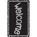 Black Composition Welcome Mat 18" x 30"_1