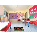 Smart Poly™, The Original Fun Mat™, Welcome Mat, 15.5" x 23.5", Wildflowers, Welcome_1
