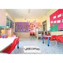 Smart Poly™, The Original Fun Mat™, Welcome Mat, 15.5" x 23.5", White Shiplap Wood Plank, Welcome_1