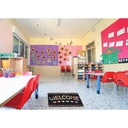 Smart Poly™, The Original Fun Mat™, Welcome Mat, 15.5" x 23.5", Pastel Hearts, Welcome_1