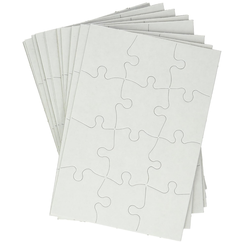 5 1/2" x 8" Rectangle 12 Piece Compoz-A-Puzzle® Pack of 24_1