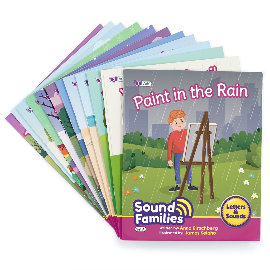 Sound Families Decodable Readers Long Vowel Fiction Phase 5.5 Set of 12_1