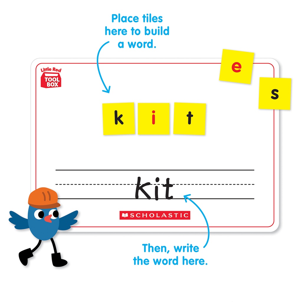 Little Red Tool Box: Word Builders Phonics Tiles: Consonants & Vowels_2