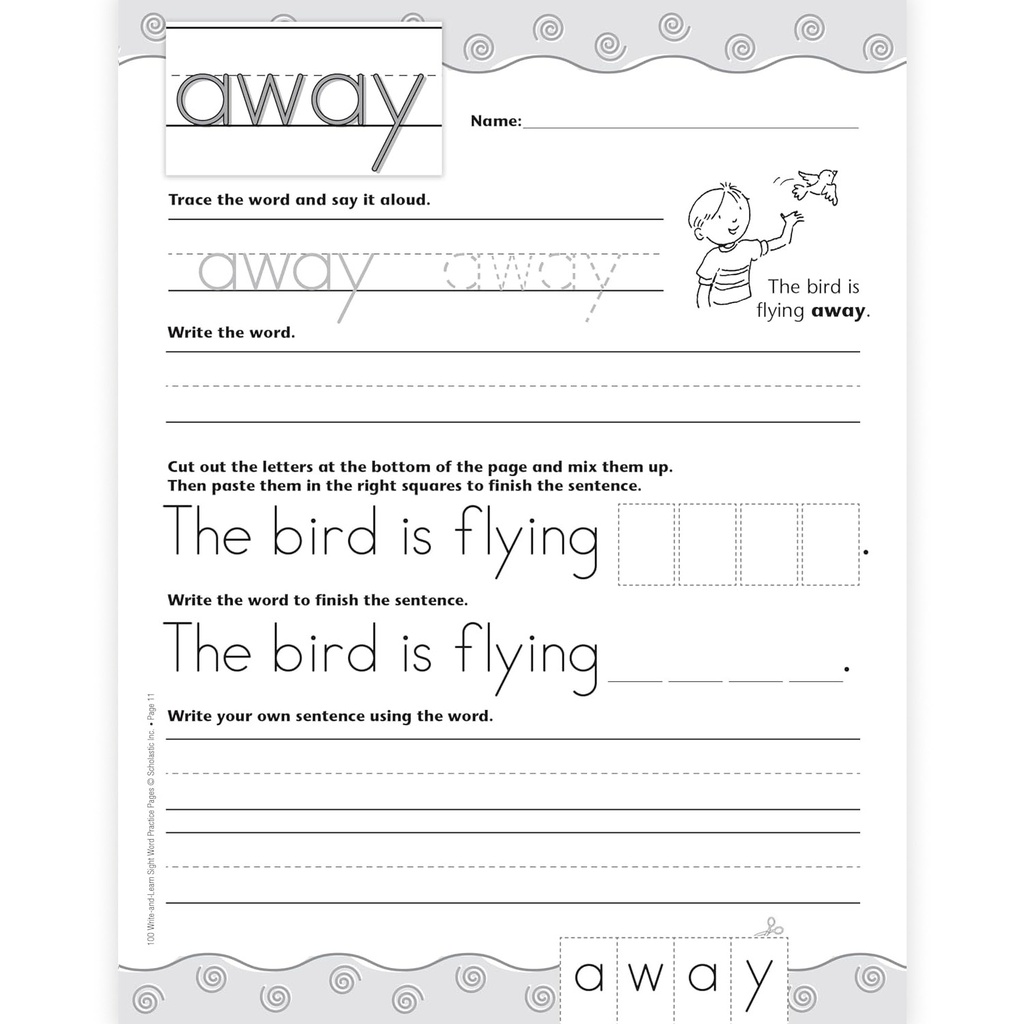 100 Write And Learn Sight Word Practice Pages Grades K-2_2