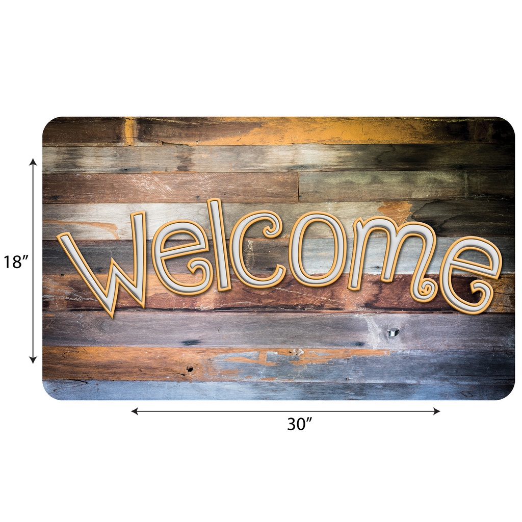 Reclaimed Wood Welcome Mat 18" x 30"_2