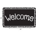 Black Composition Welcome Mat 18" x 30"_2