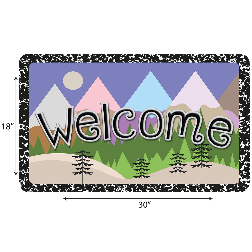 Magic Mountains Welcome Mat 18" x 30"_2