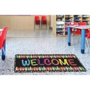 Welcome Crayons Mat Runner 15.5" x 47"_2