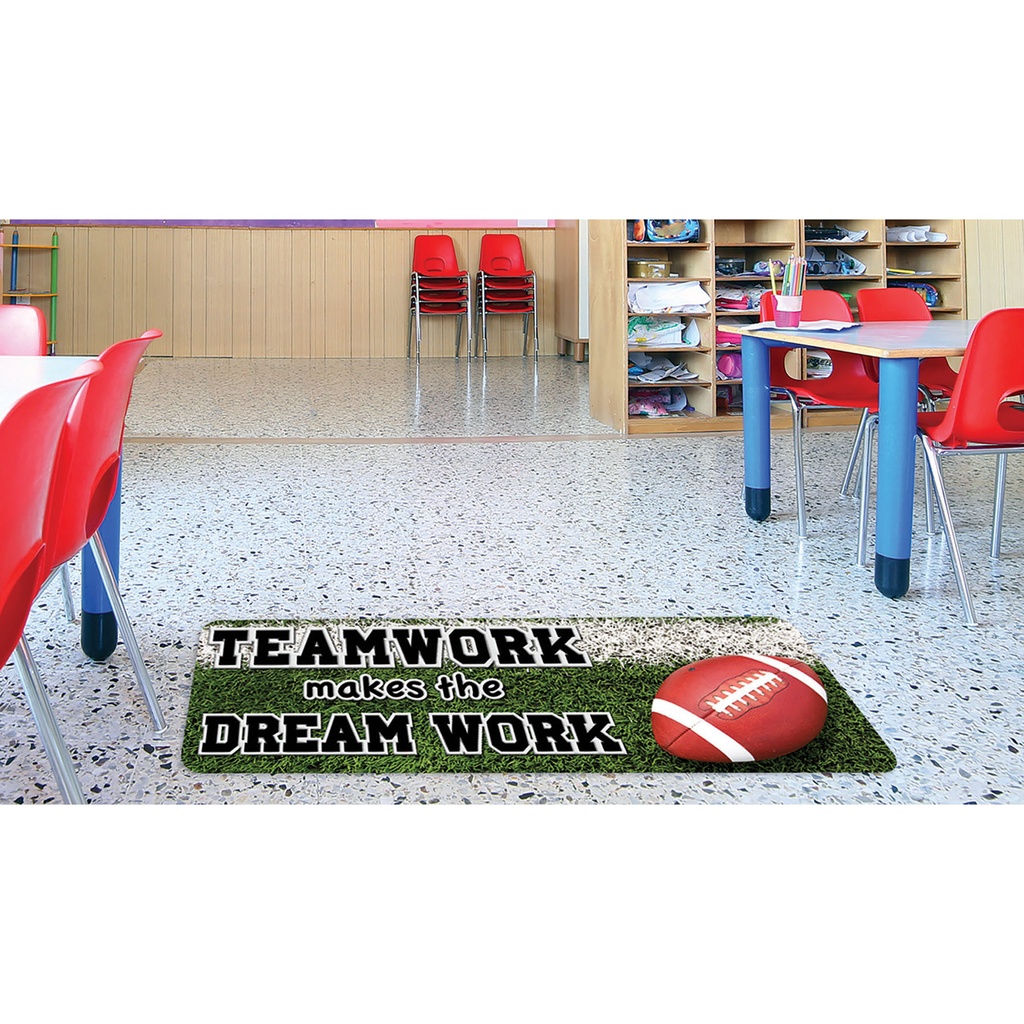 Football Teamwork Mat Runner 15.5" x 47"_2