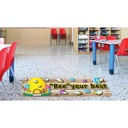 Bee Themed Positive Sayings Mat Runner 15.5" x 47"_2