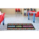 Learn, Lead, Succeed, Crayon Composition Mat Runner 15.5" x 47"_2