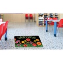 Smart Poly™, The Original Fun Mat™, Welcome Mat, 15.5" x 23.5", Wildflowers, Welcome_2