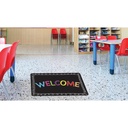 Smart Poly™, The Original Fun Mat™, Welcome Mat, 15.5" x 23.5", Chalk Loops, Welcome_2
